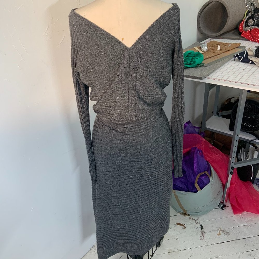 All Saints Never Worn. Grey/Silver Sweater Dress Size Small or 2/4